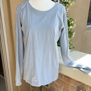 Athleta Gray LS Momentum top XL like new